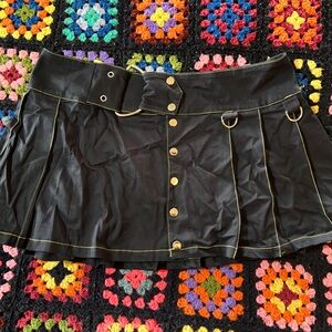 Lip Service Black Mini Kilt Original Hot Topic Tag